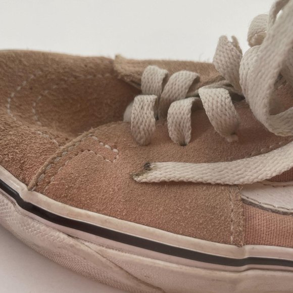 Vans Mauve Pink Suede Old Skool High Top Sneakers - Picture 10 of 10